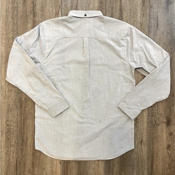 Rip Curl Surf‎ Long Sleeve Shirt Mens M Medium Button Up Down Striped Pinstripes - Picture 8 of 9